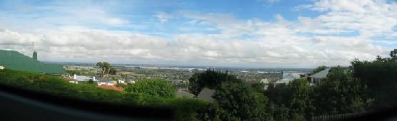 Canterbury Plains from The Cup (restaurant on the hills)